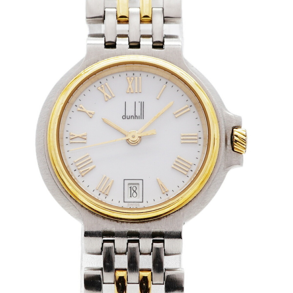 Dunhill Elite 2-Row White Dial Women's Watch